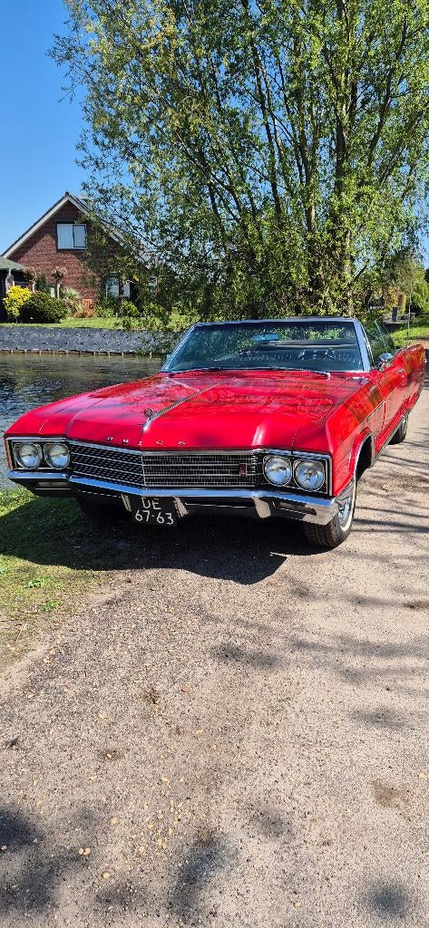 Buick Electra 225  Bj. 1966 Rood, Auto's, Buick, Automaat, Achterwielaandrijving, Leder, 205 pk