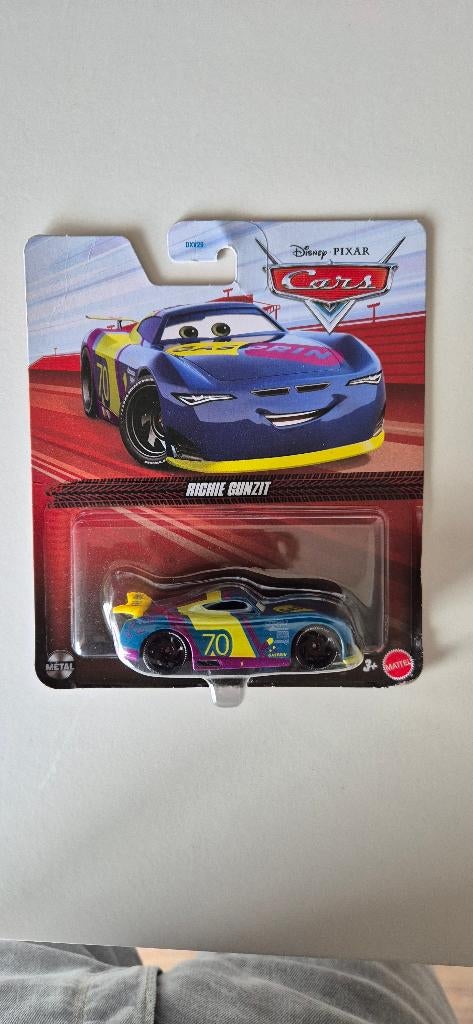 Disney Pixar Cars Richie Gunzit, Ophalen of Verzenden, Nieuw