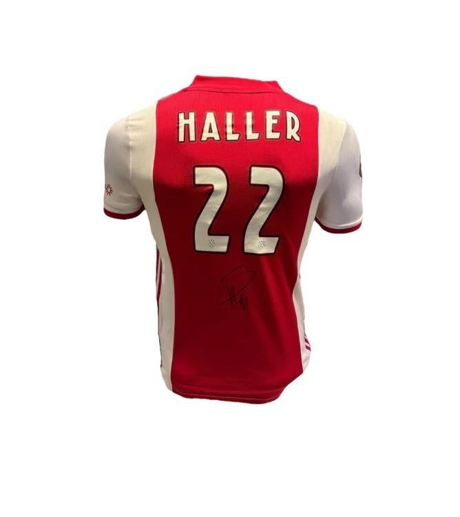 Sebastien Haller AFC Ajax 19/20 gesigneerd Thuis Shirt, Verzamelen, Soccersignings.nl, Shirt, Ophalen of Verzenden, Zo goed als nieuw