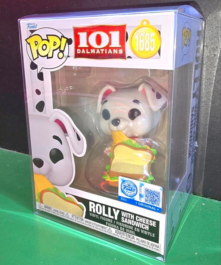Funko Pop! 1685 Rolly with Cheese Sandwich (101 Dalmatiers), Verzamelen, Poppetjes en Figuurtjes, Ophalen of Verzenden, Nieuw