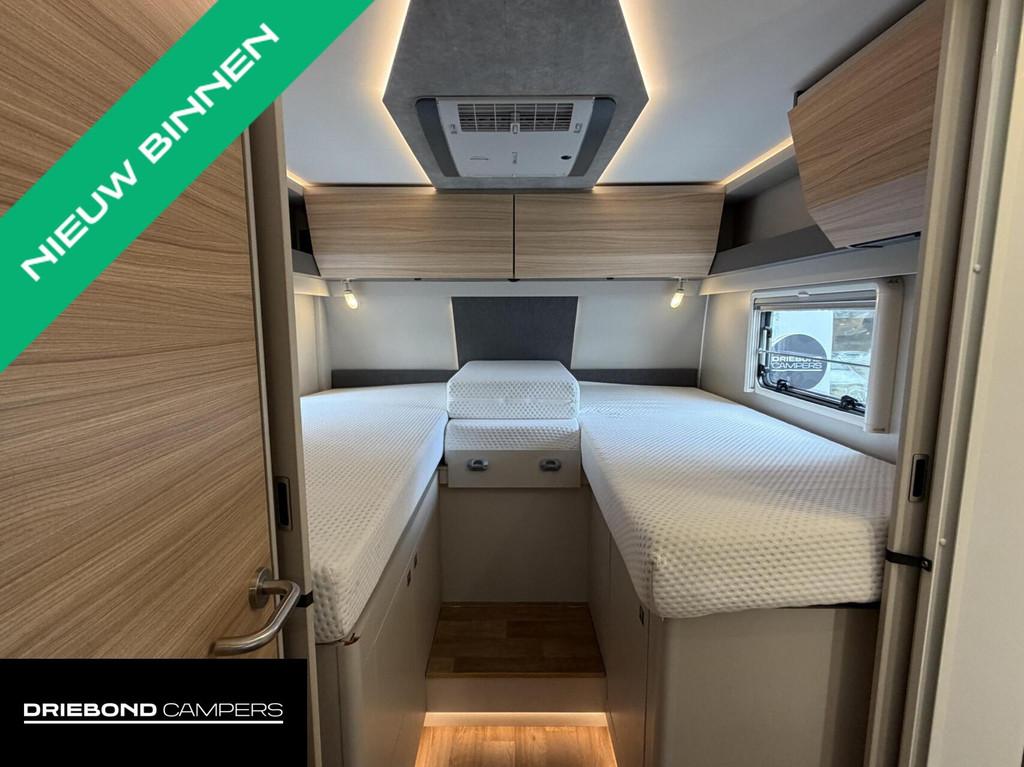 Dethleffs Pulse Classic GT T7051 EB Enkele Bedden 2X Airco, Airbags, 7 tot 8 meter, Bedrijf, Elektrische ramen