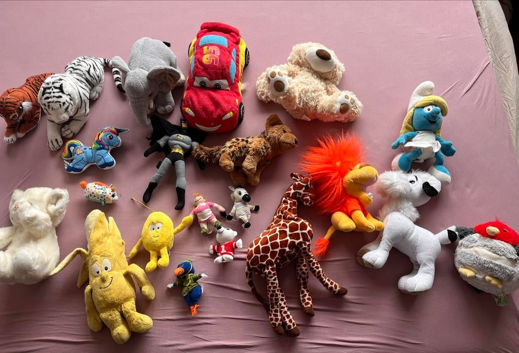 Diverse knuffels, poppen en vingerpopjes, Gebruikt, Overige merken, Overige karakters, Overige typen