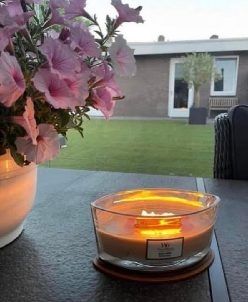 Woodwick ellipse geurkaars, Overige materialen, -, -, Nieuw