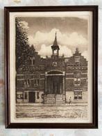 Ets  . Gemeentehuis  . Lisse, Antiek en Kunst, Ophalen of Verzenden