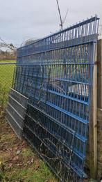 Diverse dubbelstaafmat hekwerk panelen, Ophalen, Gebruikt, IJzer, Dubbelstaafmat hekwerk