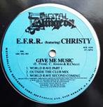 E.F.R.R. feat. Christy - Give me music, Cd's en Dvd's, Vinyl | Dance en House, 1990 - 1999, Overige genres, Ophalen of Verzenden