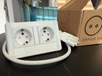 Stekkerdoos dubbel voor bureau, Ophalen, Nieuw, Stopcontact