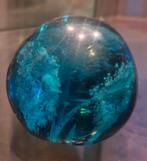 Press Paper Vintage Glazen bollen o.a. blauwe decoratie, Ophalen of Verzenden