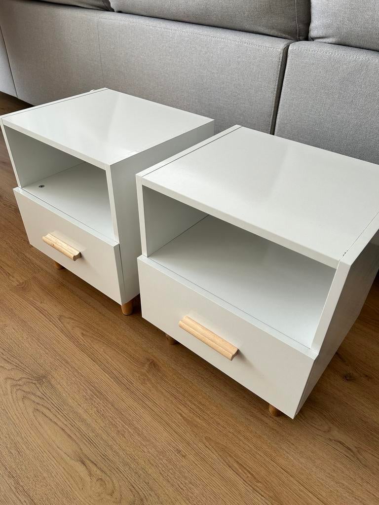 Nachtkastjes x2, Ophalen, Minder dan 45 cm, Zo goed als nieuw, Minder dan 55 cm
