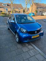 Smart ForFour 1.0 71pk S&S 2015 Blauw, Auto's, Smart, USB, Origineel Nederlands, 24 km/l, Handgeschakeld