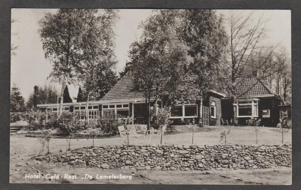 lemelerveld  hotel cafe de lemelerberg, Verzenden, Voor 1920, Gelopen, Overijssel