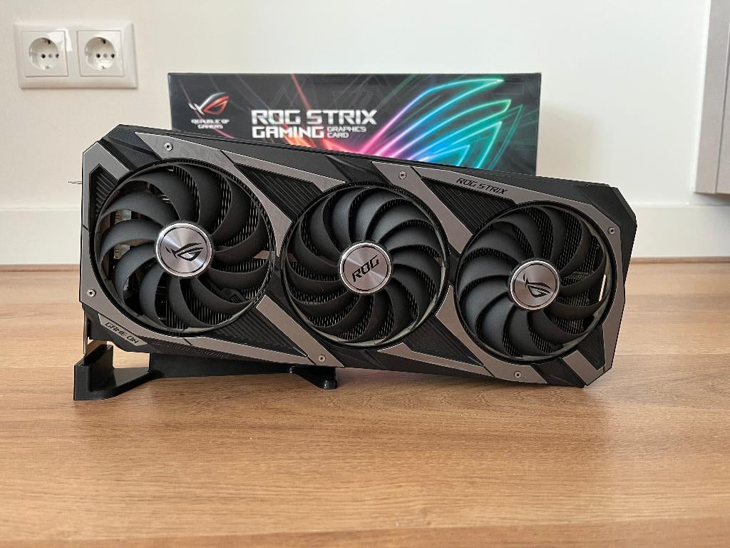 Garantie! ~ ASUS ROG Strix GeForce RTX 3080 OC met LHR, Computers en Software, Videokaarten, GDDR6, PCI-Express 4, Refurbished