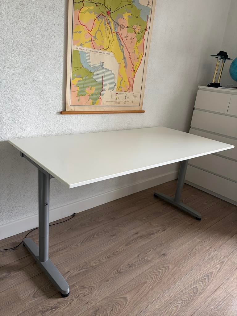 Bureau 160x80 IKEA GALANT wit, Huis en Inrichting, Bureaus, Gebruikt, Overige typen, Overige merken, Modern, Spaanplaat of MDF