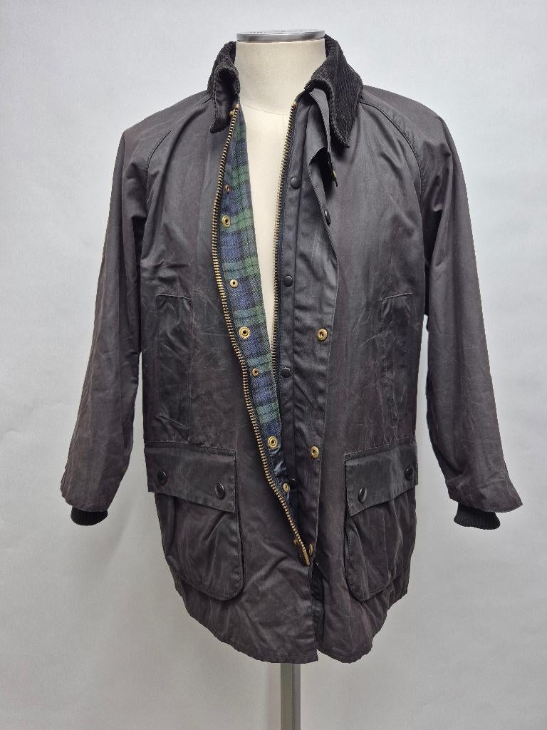 Barbour Bedale wax jas, maat C42-107cm, Barbour, Zwart, Maat 42/44 (L), Ophalen of Verzenden