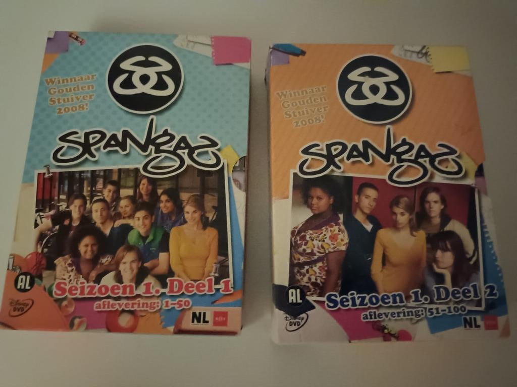 Dvd pakket Spangaz seizoen 1, Cd's en Dvd's, Vanaf 12 jaar, Ophalen of Verzenden, Zo goed als nieuw, Actie en Avontuur