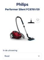 Philips Performer Silent stofzuiger, Witgoed en Apparatuur, Stofzuiger, Zo goed als nieuw, Minder dan 1200 watt, Ophalen