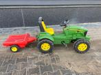 Speelgoed trekker John Deere, Kinderen en Baby's, Speelgoed | Buiten | Skelters, Ophalen, Gebruikt, Overige merken, Met kar of aanhanger
