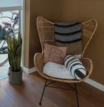 Rotan erg chair van HK living, Ophalen, Bruin, Riet of Rotan, Zo goed als nieuw