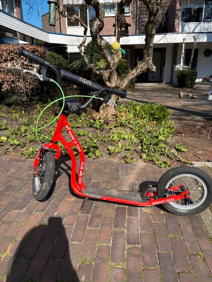 Rode Yedoo Tidit step, Fietsen en Brommers, Steps, Gebruikt, Gewone step, Ophalen