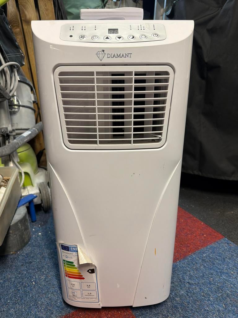Diamant mobiele airco met afstandsbediening, Witgoed en Apparatuur, Airco's, Gebruikt, Minder dan 60 m³, 3 snelheden of meer, Ophalen of Verzenden