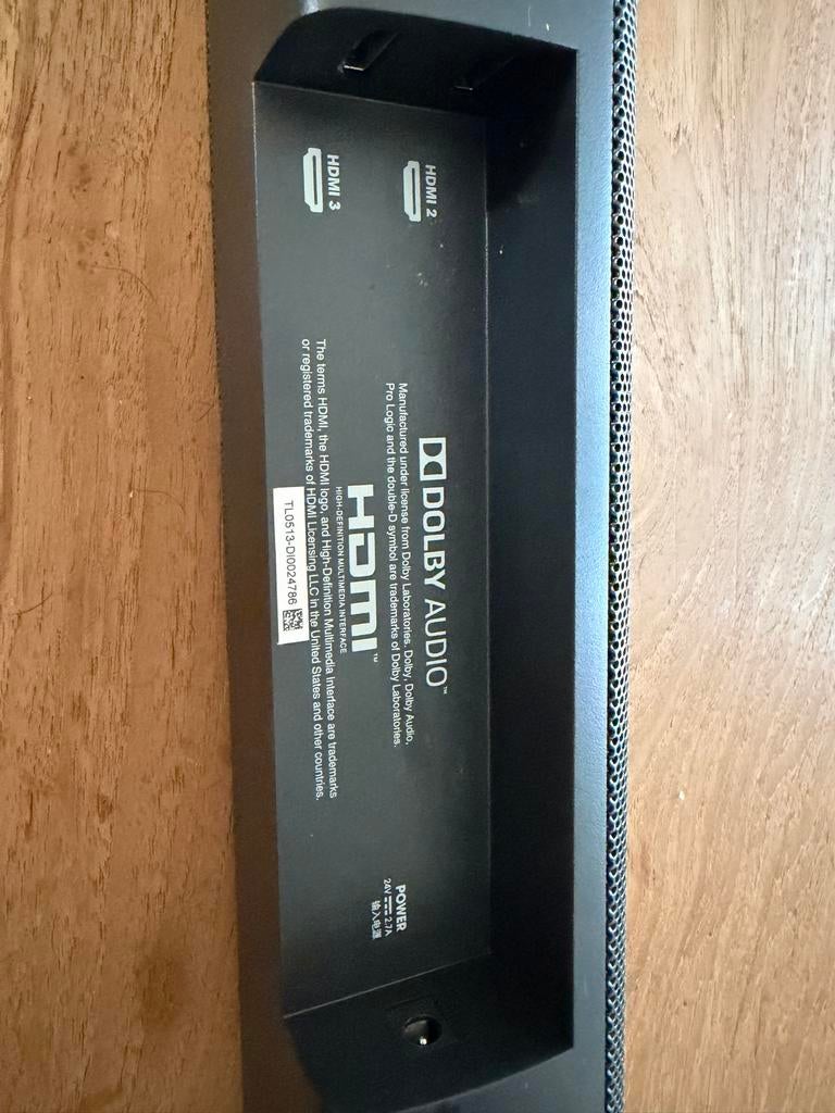 JBL Bar 3.1 Soundbar met draadloze subwoofer, Ophalen of Verzenden, Bluetooth, Zo goed als nieuw