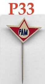 P33 speldje pam wit, Verzamelen, Ophalen of Verzenden, Gebruikt, Overige onderwerpen