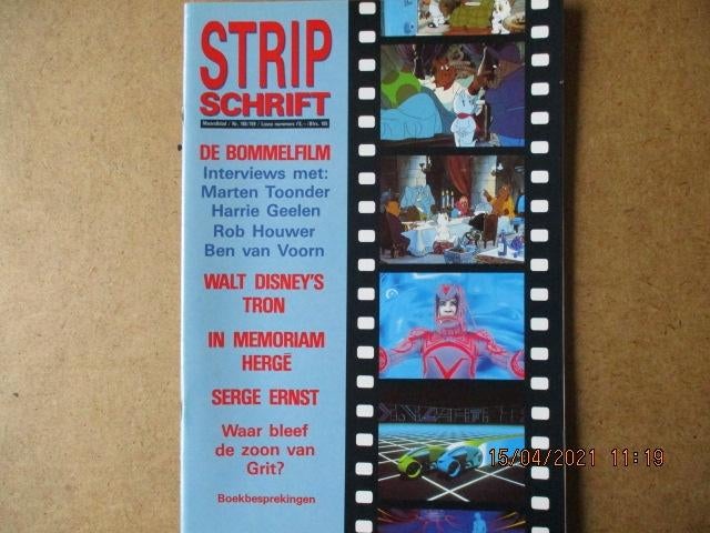 adv1183 stripschrift 168/169, Eén stripboek, Ophalen, Gelezen