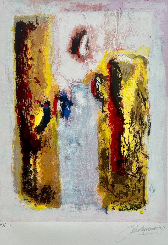 Zeefdruk Jan Radersma - Tulisan, Antiek en Kunst, Verzenden