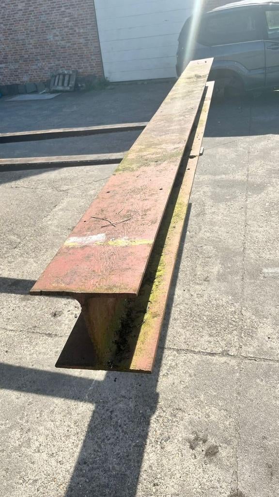 Stalen H-balk 414 cm x 26 cm x 25 cm, Doe-het-zelf en Verbouw, Metalen, Ophalen, Gebruikt, IJzer