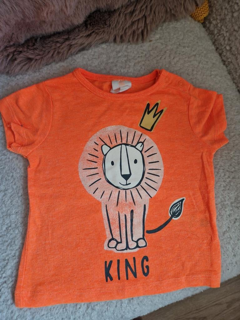 Koningsdag shirt maat 62 Hema, Kinderen en Baby's, Babykleding | Maat 62, Ophalen of Verzenden, Zo goed als nieuw, Hema