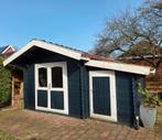 Blokhut / Tuinhuis / schuurtje met dakpannen, Tuin en Terras, Tuinhuizen, Ophalen, 250 tot 500 cm, Blokhut, Zonder ramen