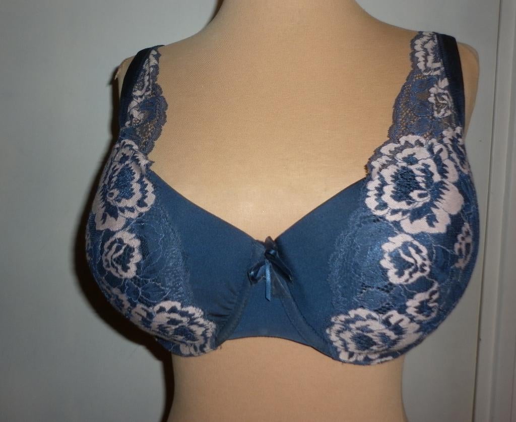 beugelBH maat 85F, Verzenden, Blauw, BH