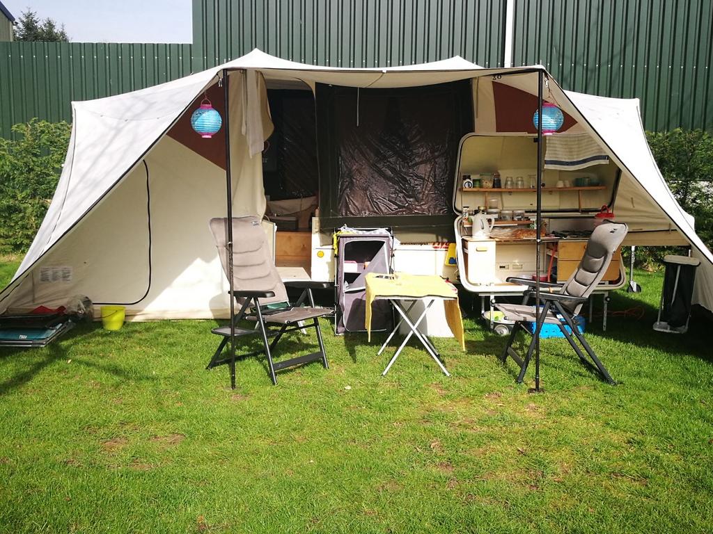 Holtkamper Vouwwagen Bedouin - Zo goed als nieuw!, Ophalen, Tot en met 4