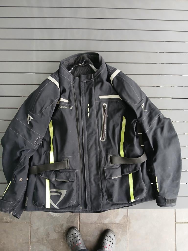 Motorjas met bescherming - Maat 3XL, Ophalen of Verzenden