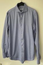 Licht Blauw Wit Overhemd Maat 40, Blauw, Dutch Dandies, Gedragen, Halswijdte 39/40 (M)