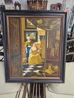 Replica van Vermeer schilderij, Antiek en Kunst, Kunst | Schilderijen | Klassiek, Ophalen of Verzenden