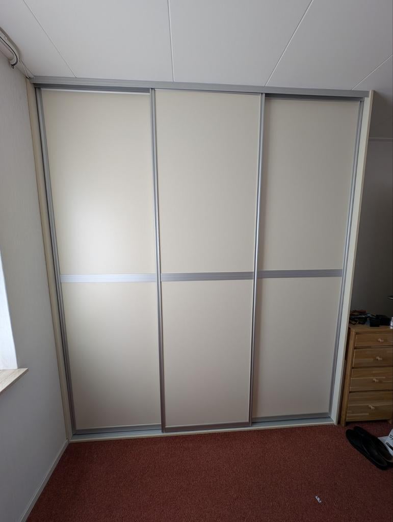 Compleet wankastsysteem met 3 schuifdeuren, Ophalen, Met deur(en), Gebruikt, 200 cm of meer