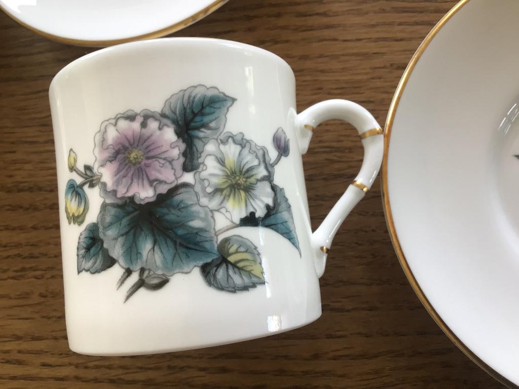 Antiek servies “Floral Coasters”, Ophalen of Verzenden