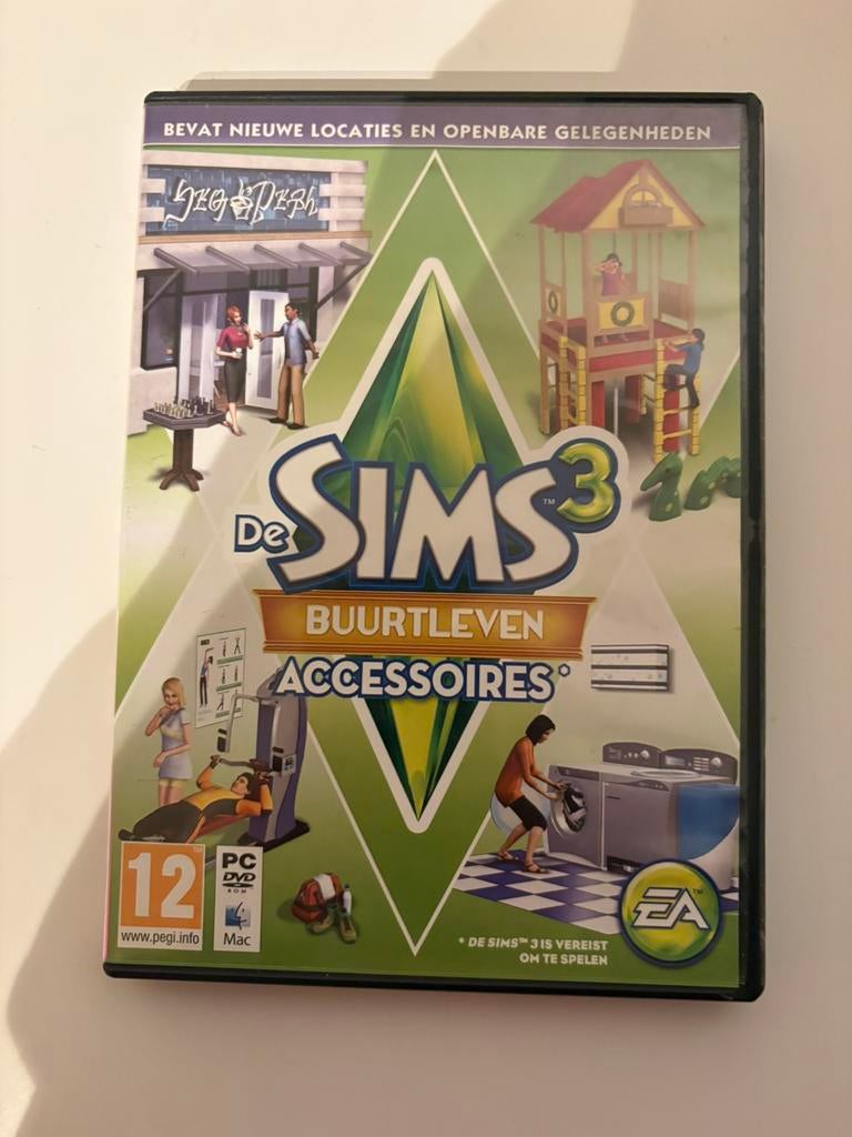 Sims 3 buurleven, Spelcomputers en Games, Games | Pc, Ophalen, Zo goed als nieuw