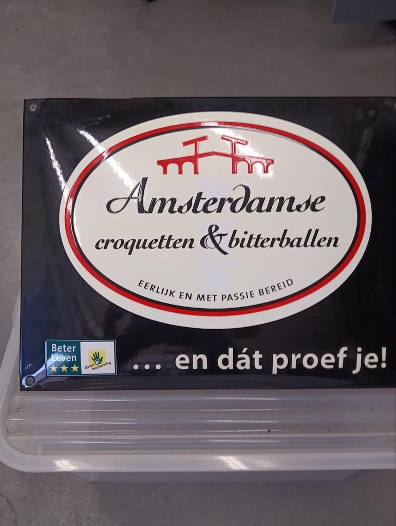 Emaille bord, Ophalen