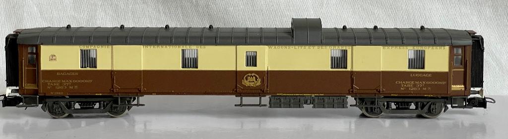 Rivarossi 2565:  Bagagerijtuig van de CIWL (8), Overige merken, Gebruikt, Gelijkstroom, Wagon