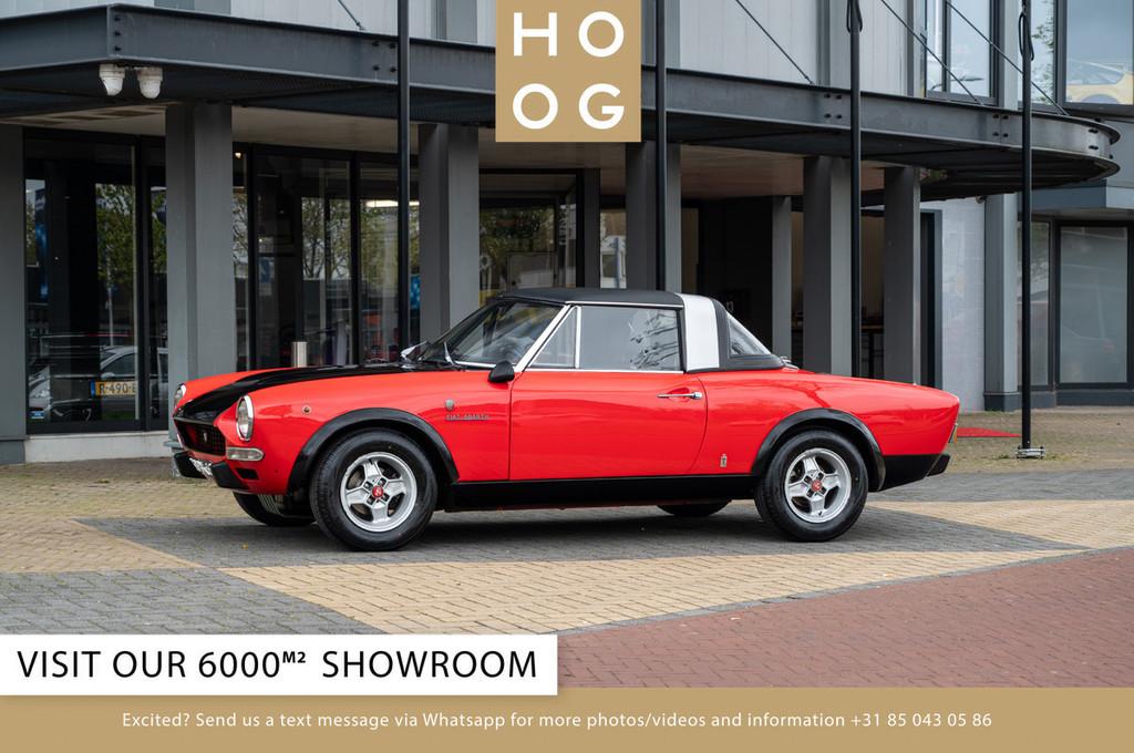 Fiat 124 Spider Abarth (bj 1974), Auto's, Oldtimers, Zwart, Overige kleuren, Cabriolet, Bedrijf