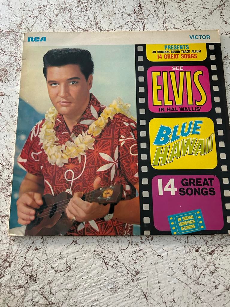 Elvis Presley - Blue Hawaii (LP, 1970), Gebruikt, Originele persing, Ophalen of Verzenden, 1970 - 1979
