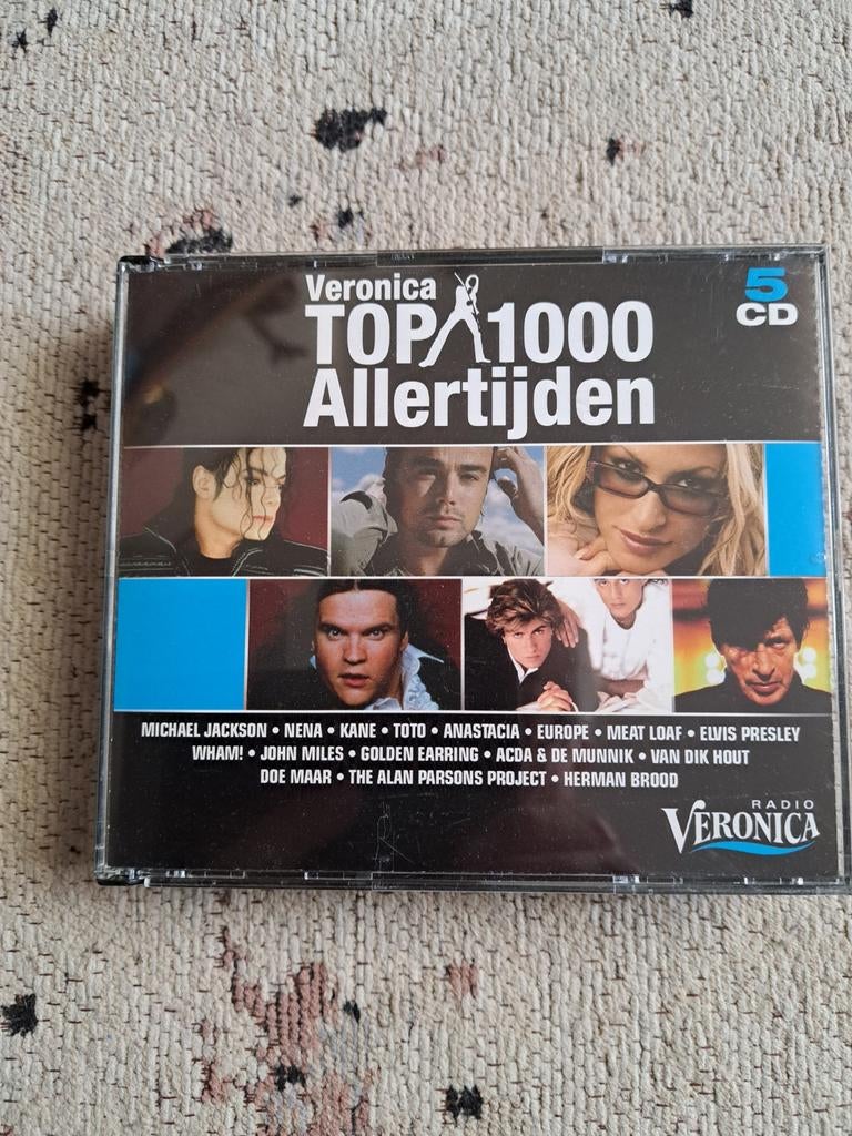 Veronica TOP 1000 Aller Tijden 5 CD boxset, Ophalen of Verzenden, Zo goed als nieuw, Boxset