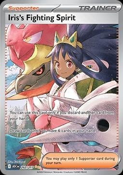Iris's FIGHTING SPIRIT 292/217 - ASCENDED HEROES, Ophalen of Verzenden, Nieuw, Losse kaart, Foil