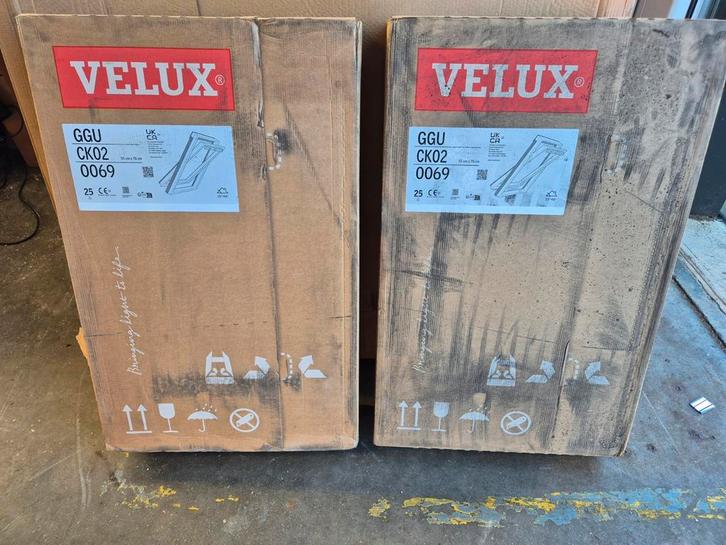 Velux dakramen GGU  Ck02 0069 / 55x78 warmte werend glas, Doe-het-zelf en Verbouw, Glas en Ramen, Nieuw, Dakraam, Ophalen of Verzenden