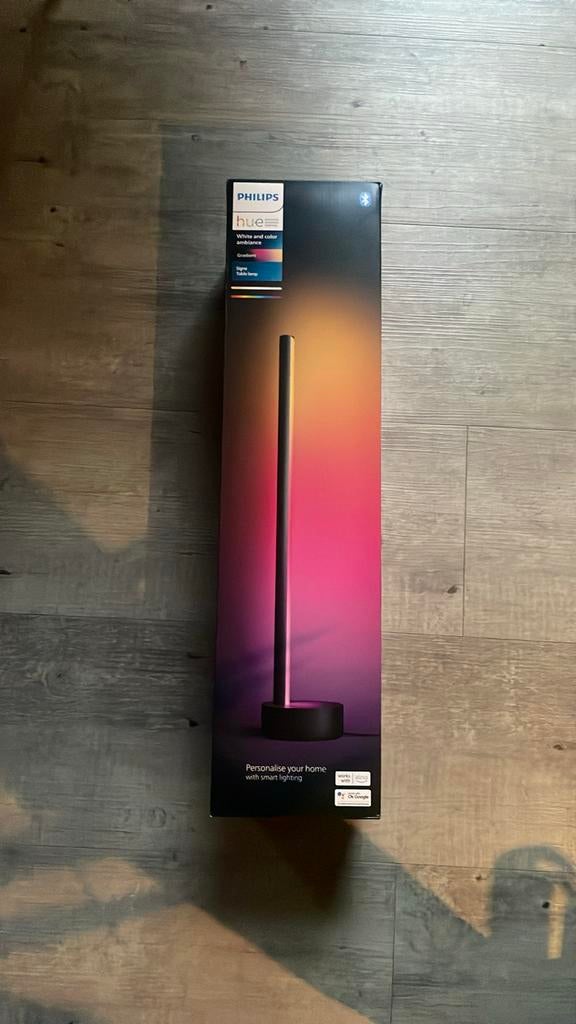 Philips Hue Gradient signe zwart, Ophalen of Verzenden, Nieuw, Kunststof, Minder dan 100 cm