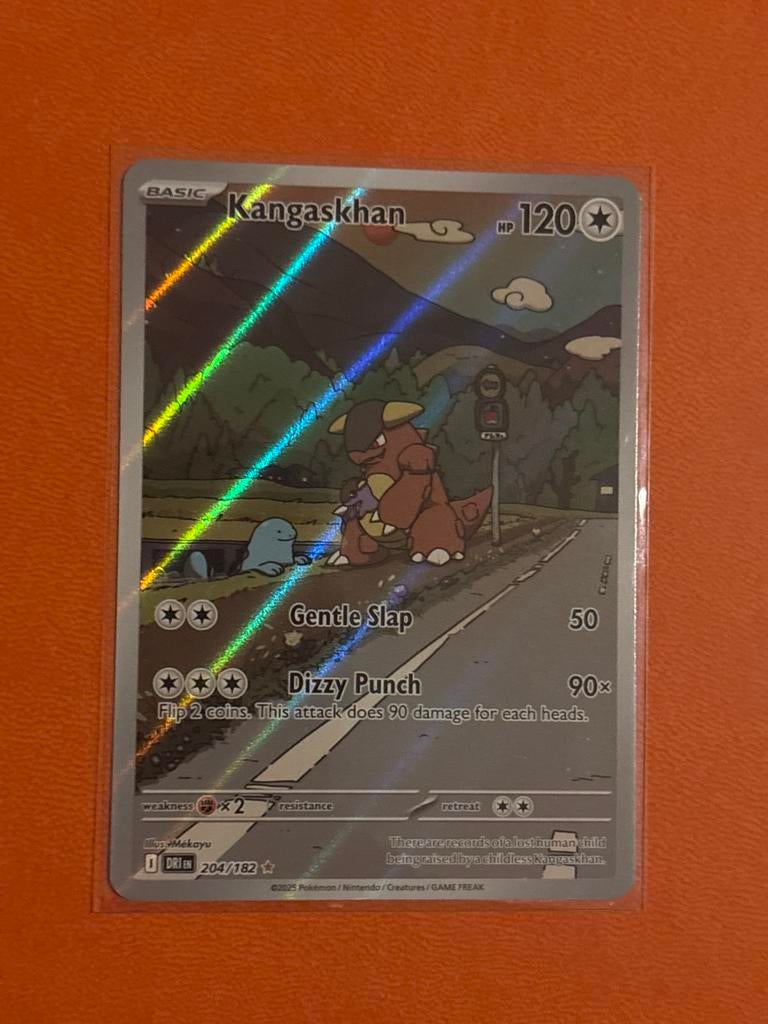 Kangaskhan Pokémon Kaart 204/182 - Destined Rivals, Hobby en Vrije tijd, Verzamelkaartspellen | Pokémon, Ophalen of Verzenden