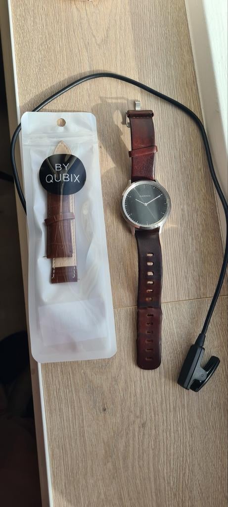 Garmin vivomove hr heren, Sieraden, Tassen en Uiterlijk, Smartwatches, Ophalen of Verzenden, Afstand, Gebruikt, GARMIN