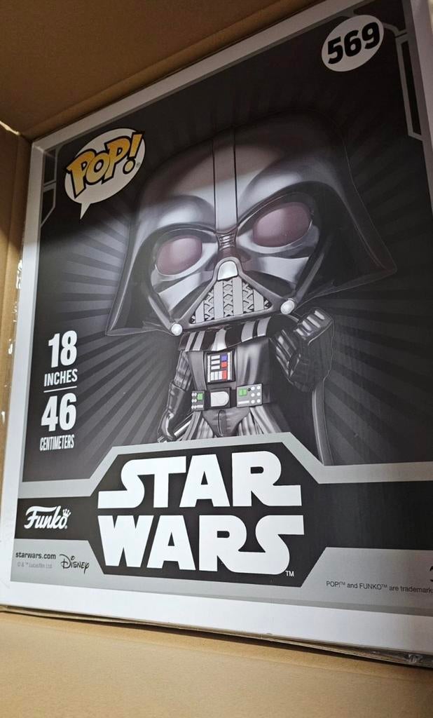 Funko mega xxl darth vader star wars exclsuive shop sealed, Funko, Nieuw, Actiefiguurtje, Info@funko.com